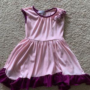 Girls Posies and Peonies Boutique dress size 6x